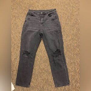 American Age Charcoal Distressed Jeans